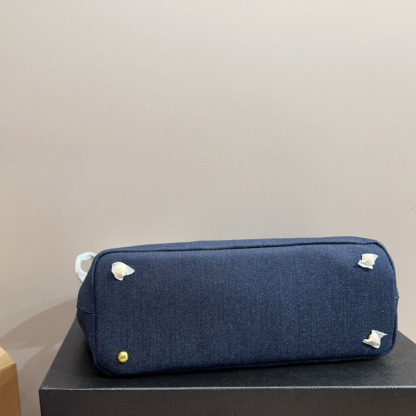 *logo-print canvas tote bag