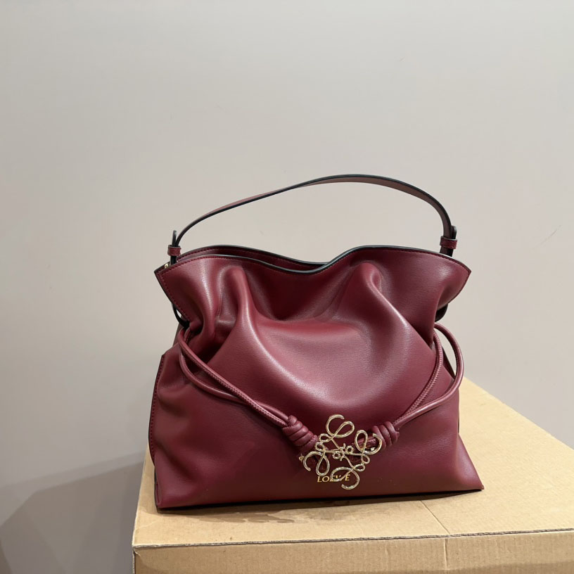 Flamenco clutch in nappa calfskin