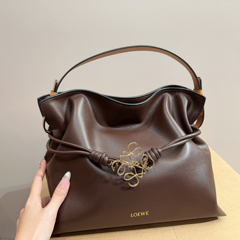 Flamenco clutch in nappa calfskin