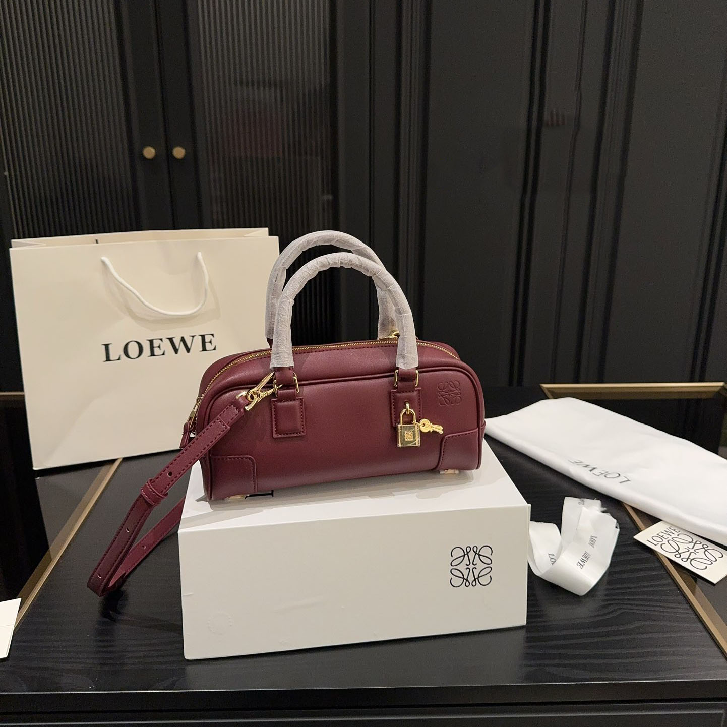 Amazona 23 Cropped bag in nappa calfskin