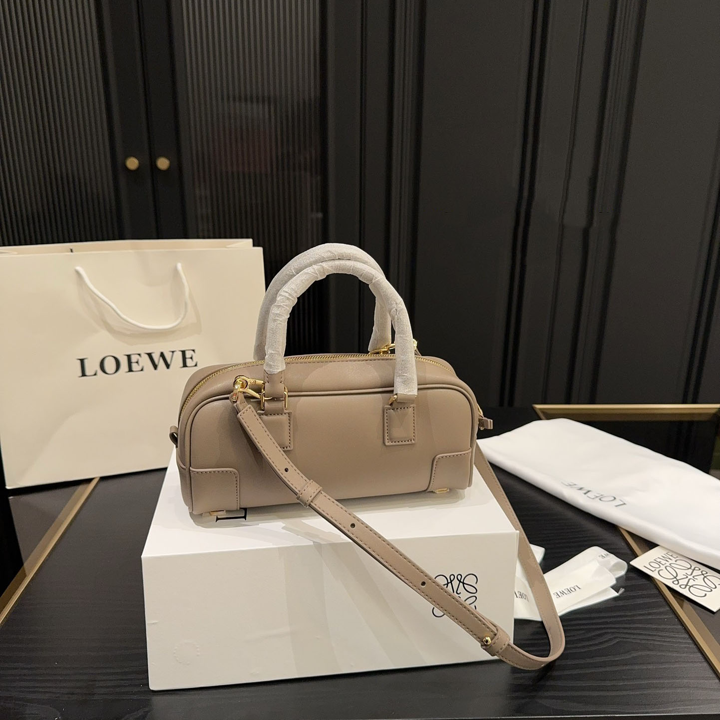 Amazona 23 Cropped bag in nappa calfskin