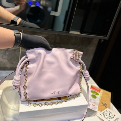 Flamenco clutch in nappa calfskin