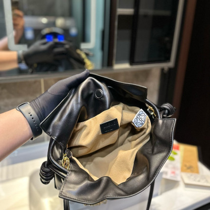 Flamenco clutch in nappa calfskin