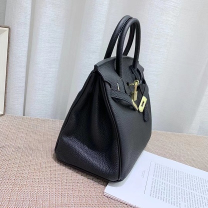 Herthtmes Togo Birkin 20/25/30/35 Black Bag