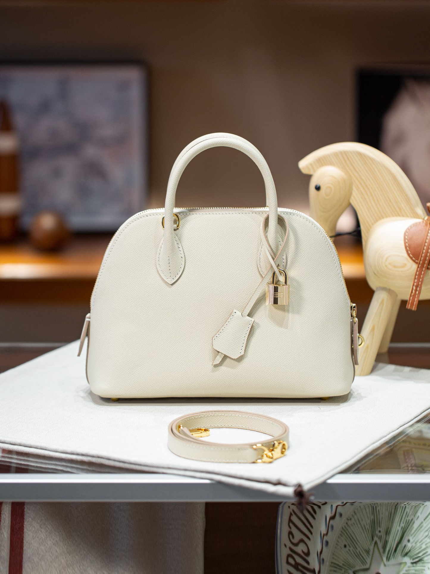 BOLIDE 25 FIRST LAYER EPSOM COWHIDE WHITE