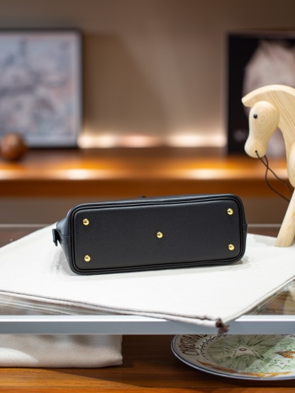 BOLIDE 25 FIRST LAYER EPSOM COWHIDE BLACK