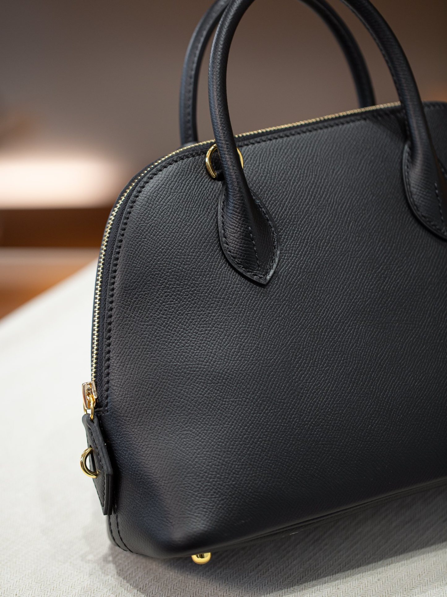 BOLIDE 25 FIRST LAYER EPSOM COWHIDE BLACK