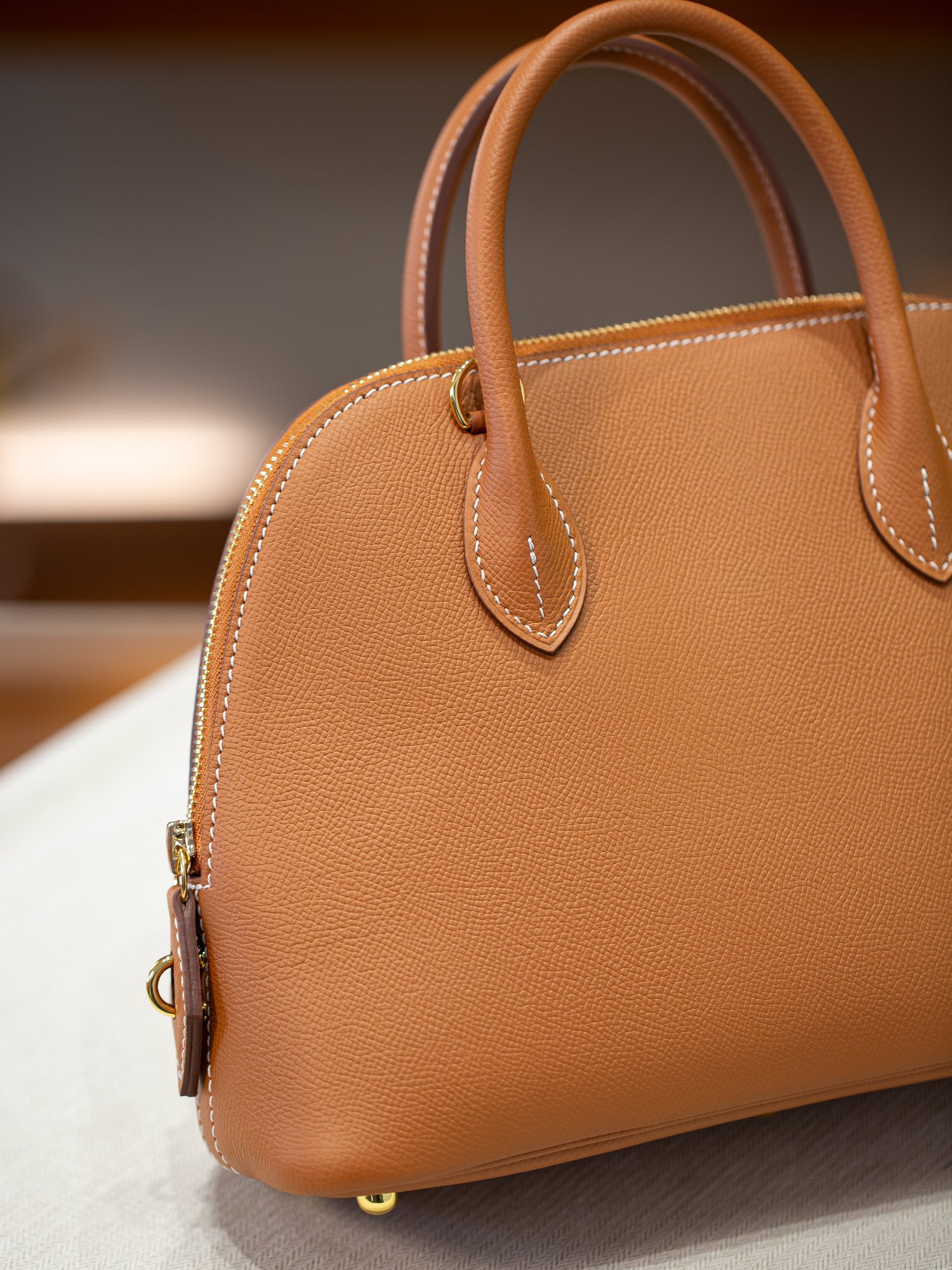 BOLIDE 25 FIRST LAYER EPSOM COWHIDE BROWN