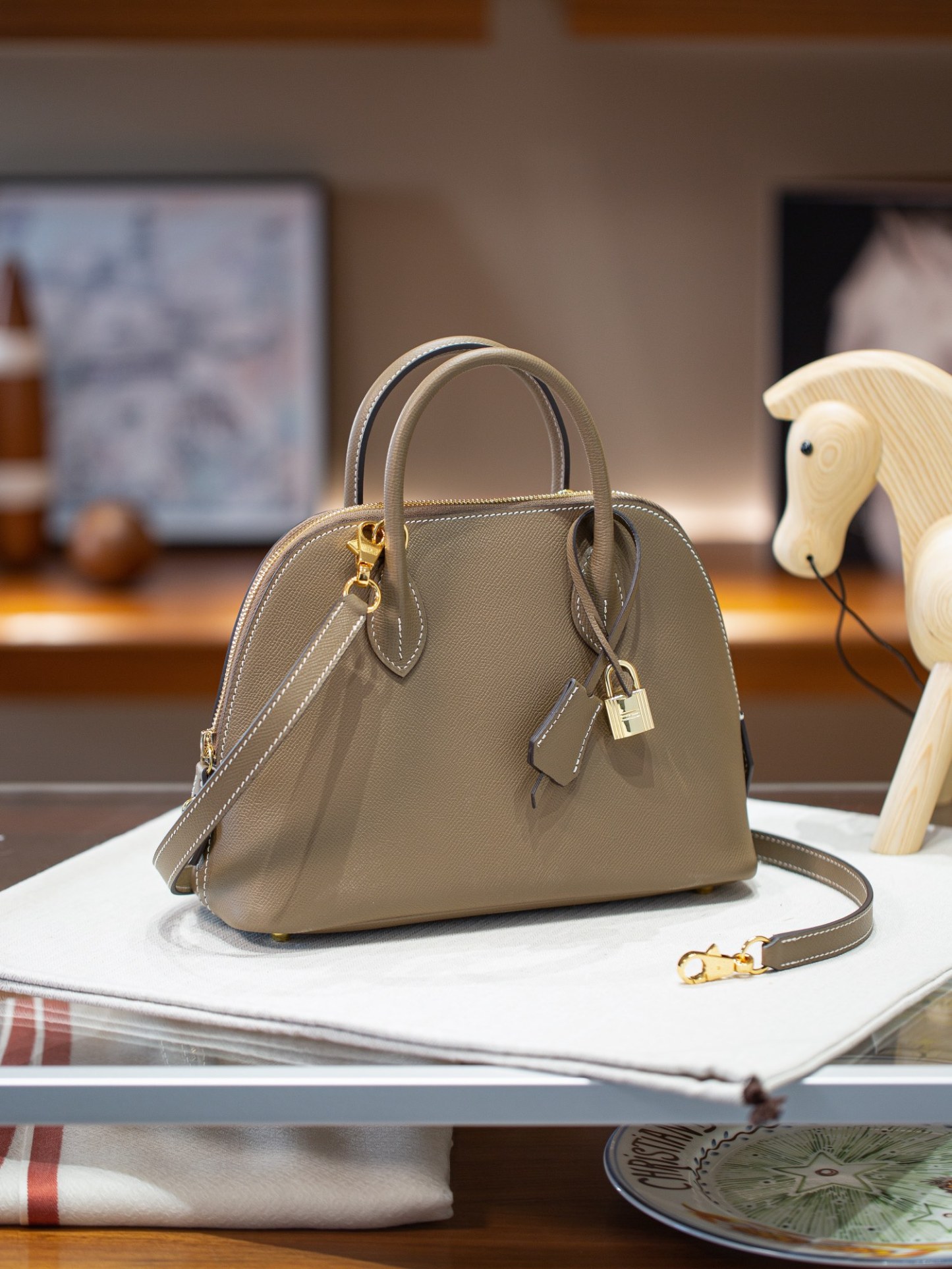 BOLIDE 25 FIRST LAYER EPSOM COWHIDE GREY