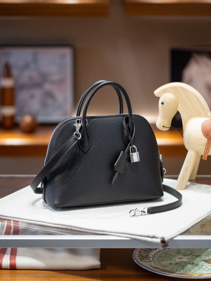 BOLIDE 25 FIRST LAYER EPSOM COWHIDE BLACK