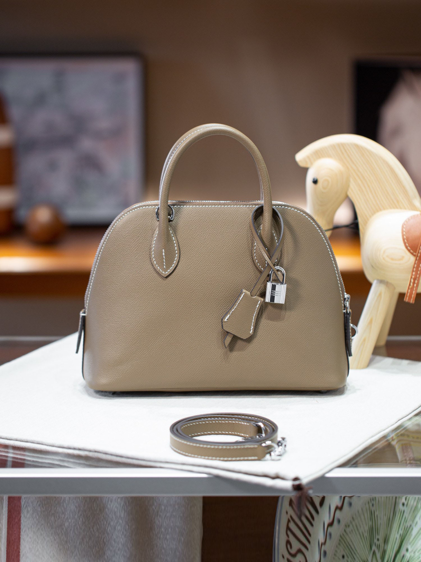 BOLIDE 25 FIRST LAYER EPSOM COWHIDE GREY