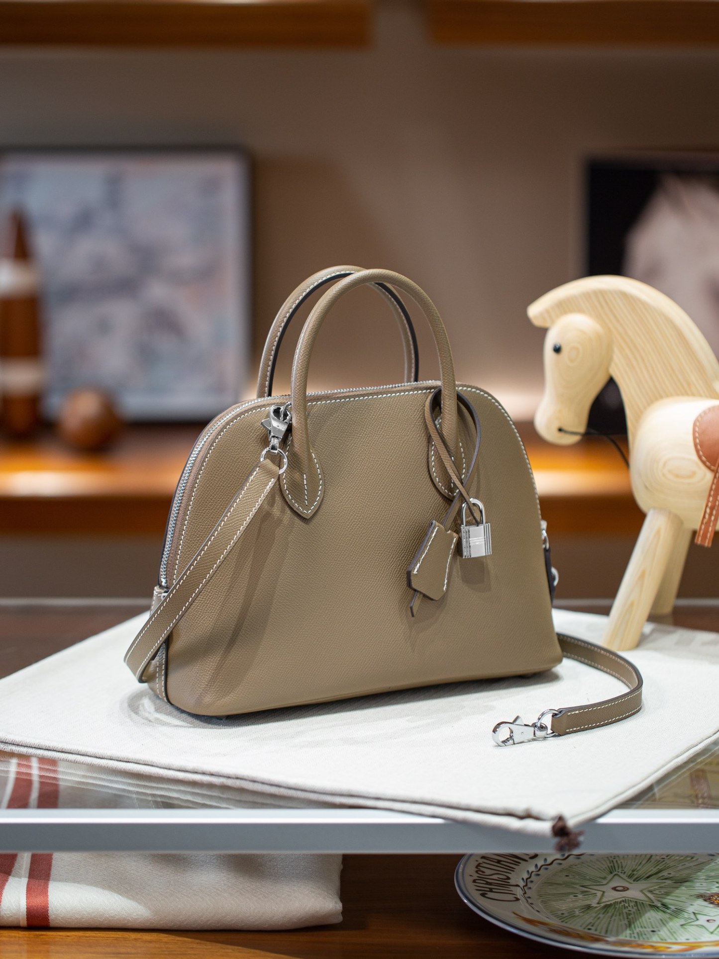 BOLIDE 25 FIRST LAYER EPSOM COWHIDE GREY