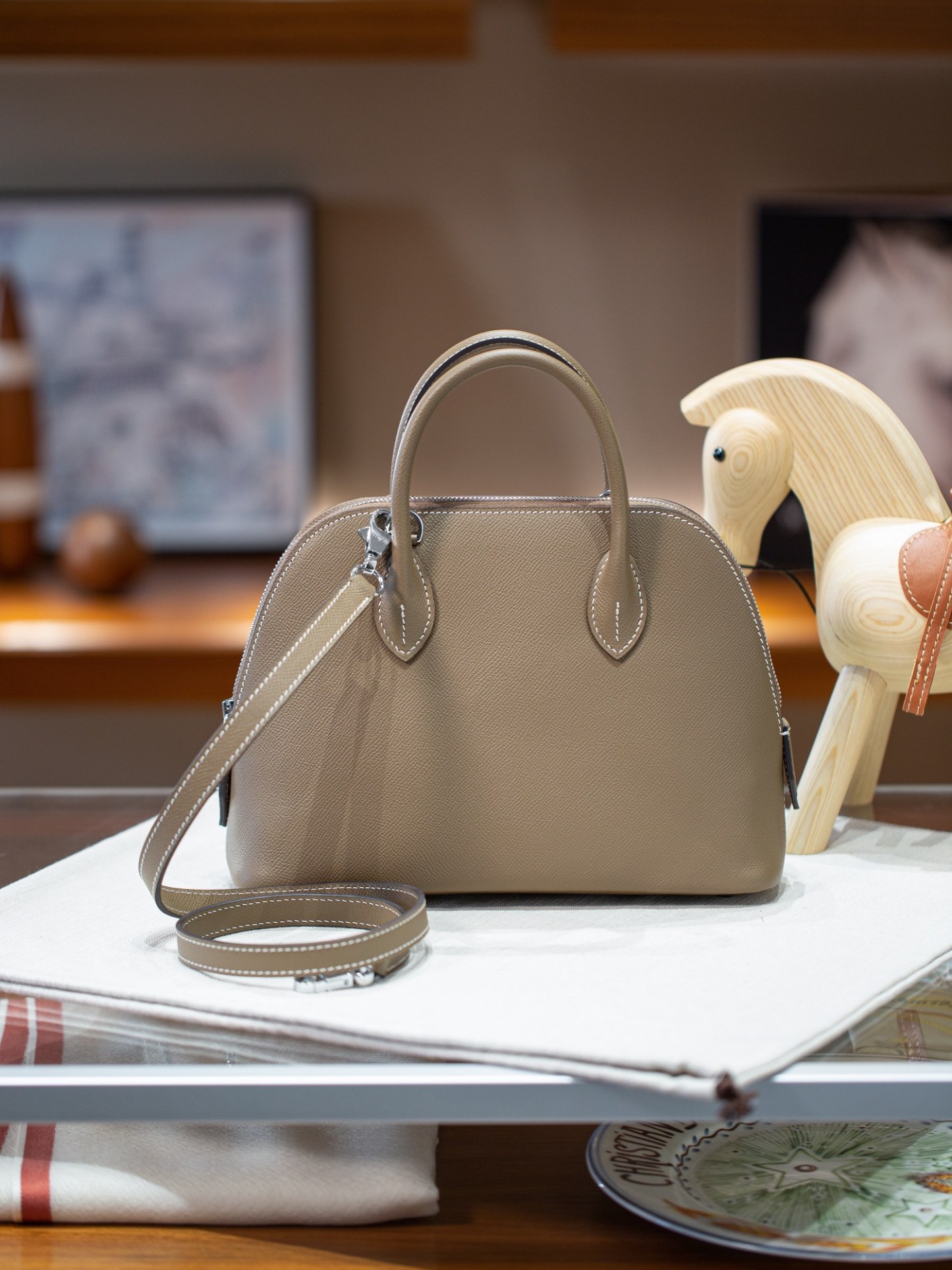 BOLIDE 25 FIRST LAYER EPSOM COWHIDE GREY