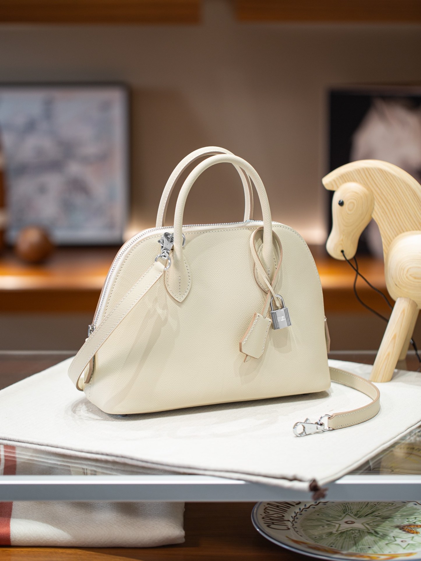 BOLIDE 25 FIRST LAYER EPSOM COWHIDE WHITE