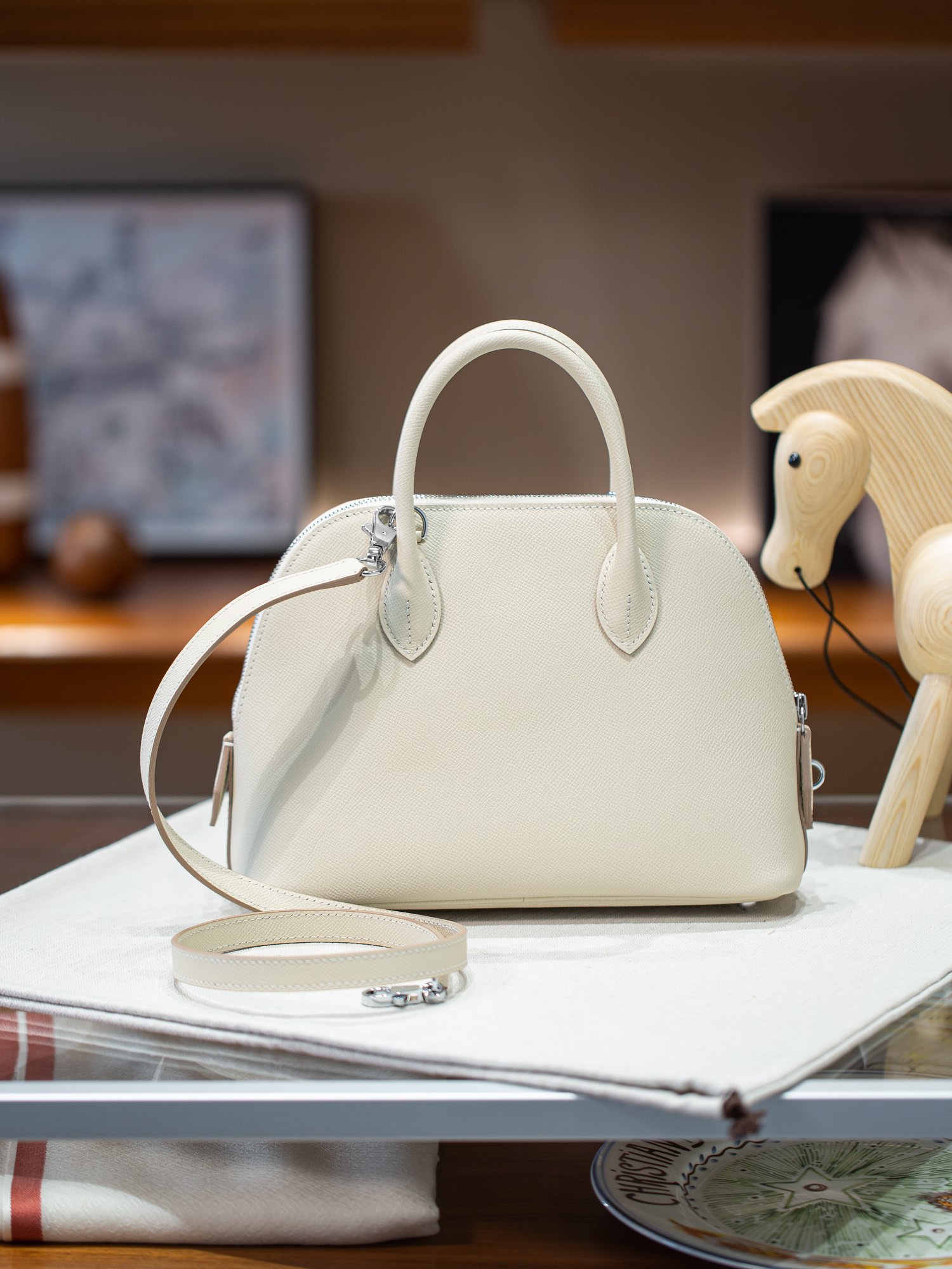 BOLIDE 25 FIRST LAYER EPSOM COWHIDE WHITE