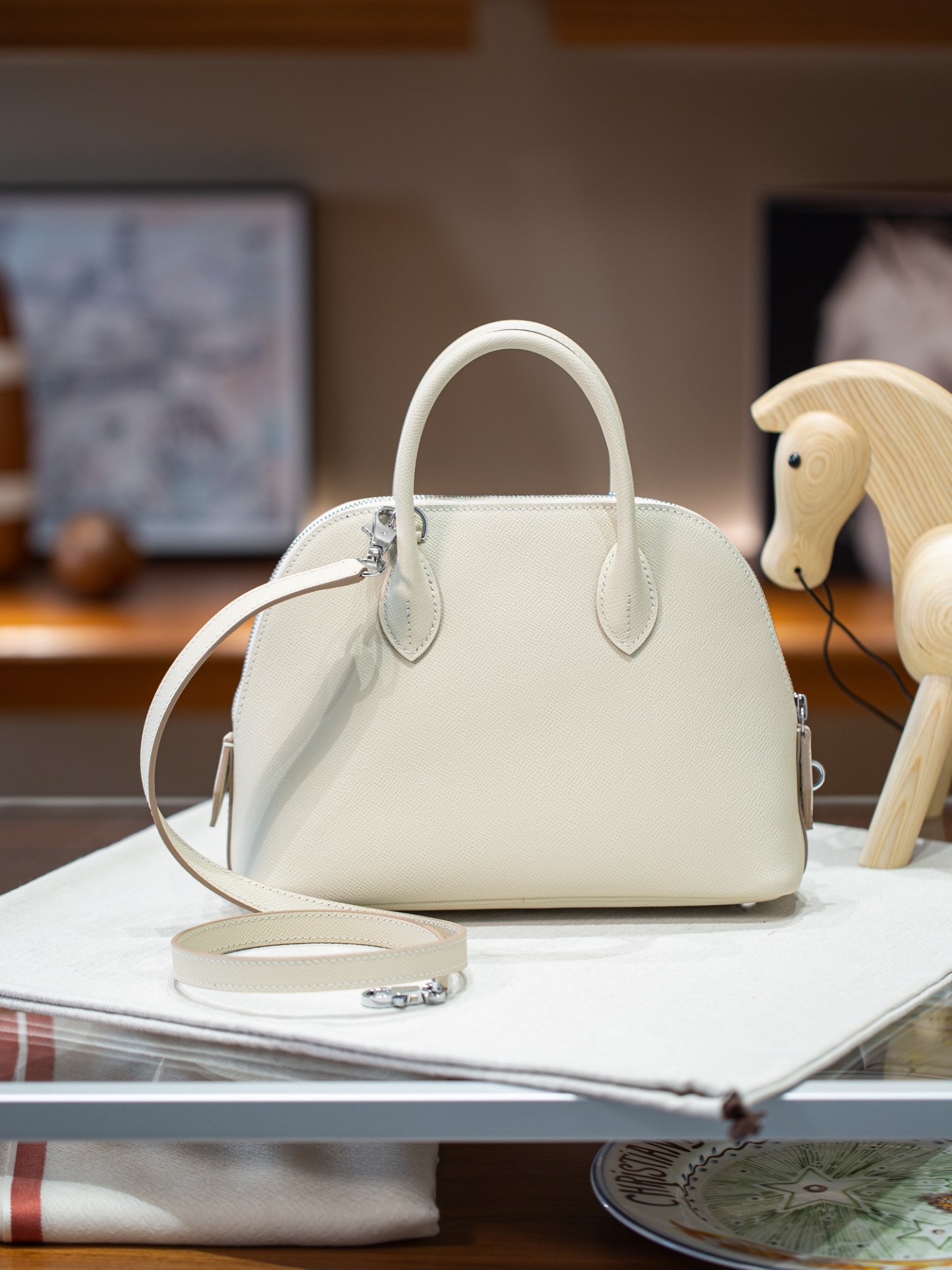 BOLIDE 25 FIRST LAYER EPSOM COWHIDE WHITE