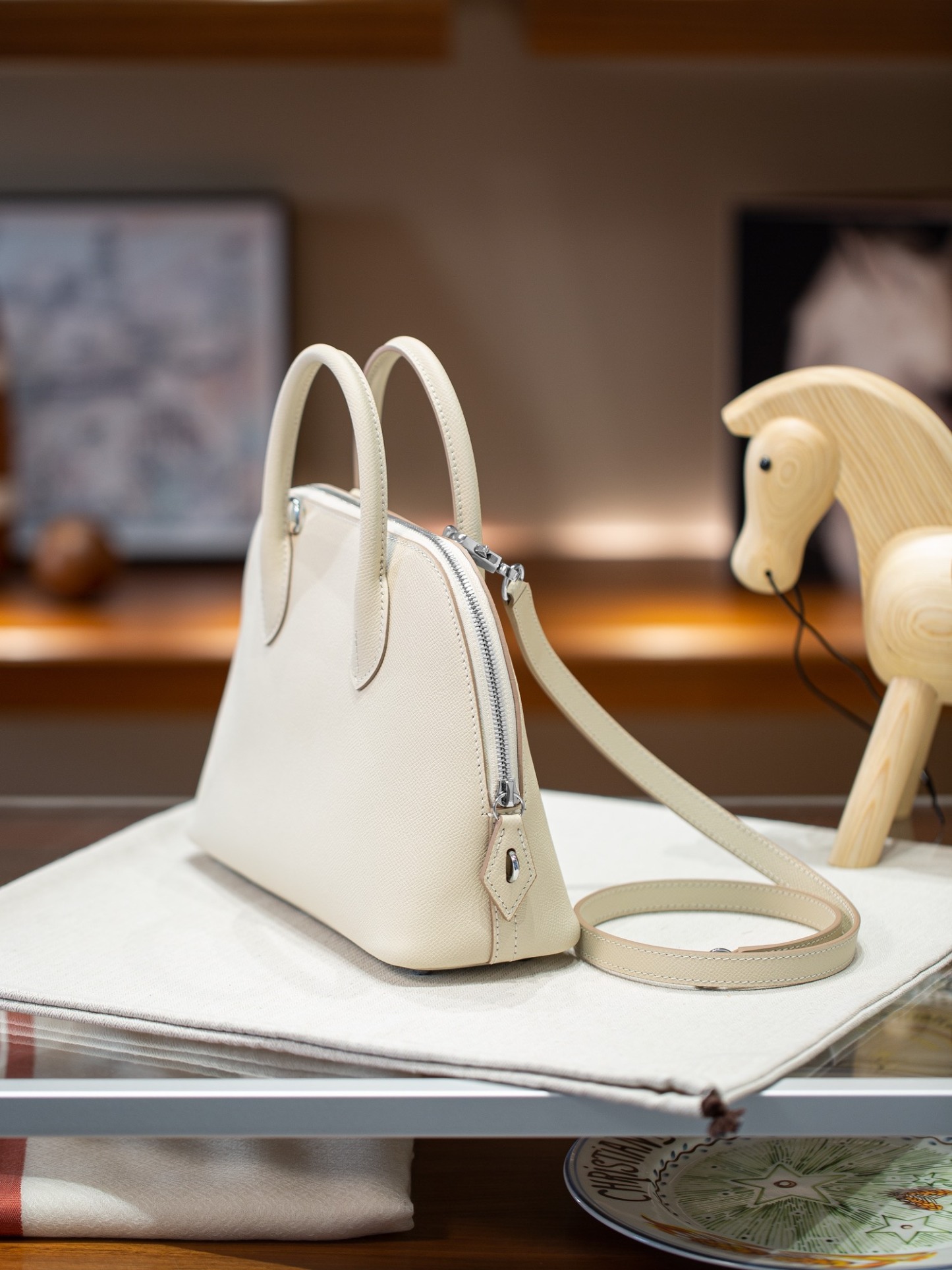 BOLIDE 25 FIRST LAYER EPSOM COWHIDE WHITE