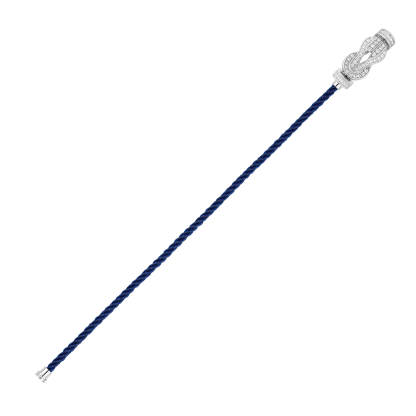 CHANCE INFINIE BRACELET 18K WHITE GOLD AND DIAMONDS MEDIUM MODEL