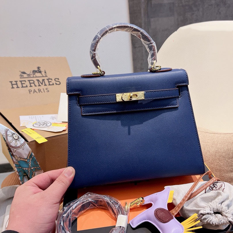 Kelly 25 Sellier Bag Gold Epsom Leather with Gold Hardware