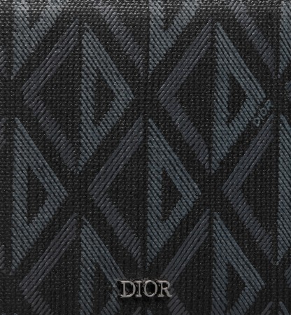Bifold Wallet  Black CD Diamond Canvas