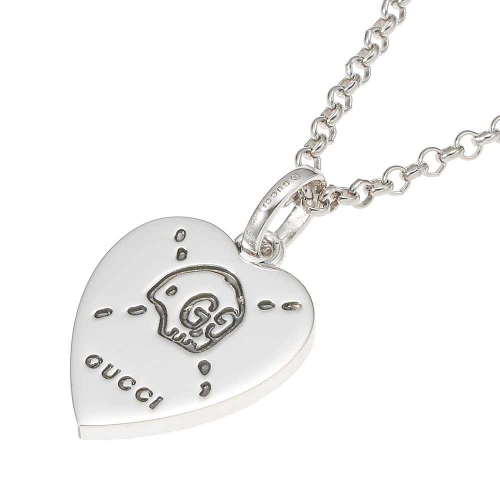 silver Ghost Heart charms-YBG45527200100U