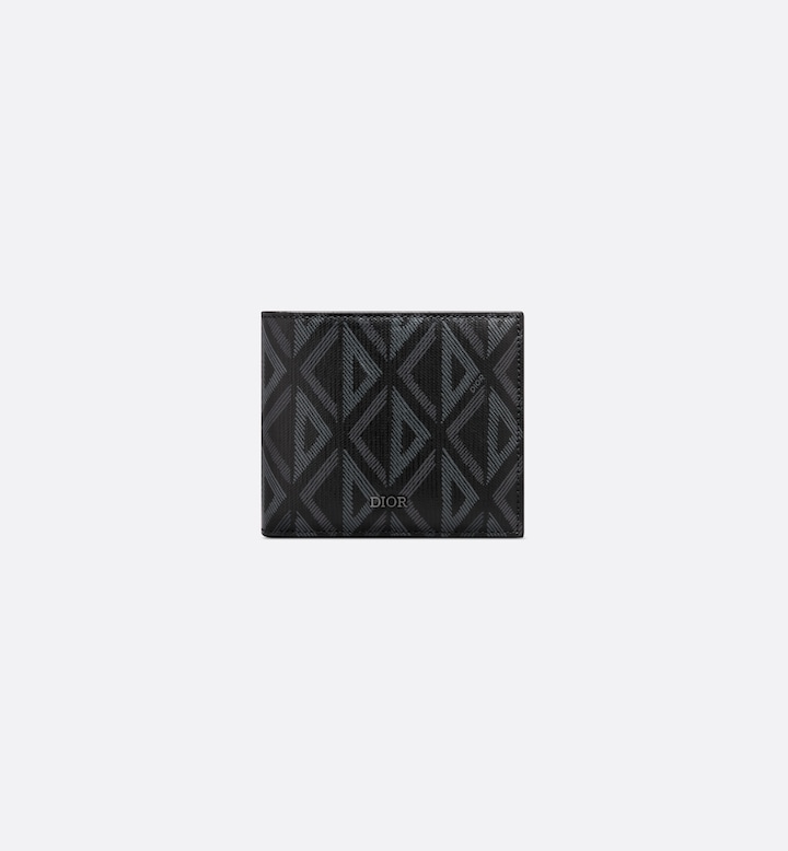 Bifold Wallet  Black CD Diamond Canvas