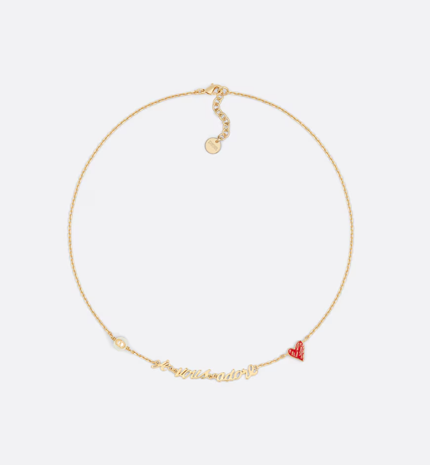 Je Vous Adore Necklace