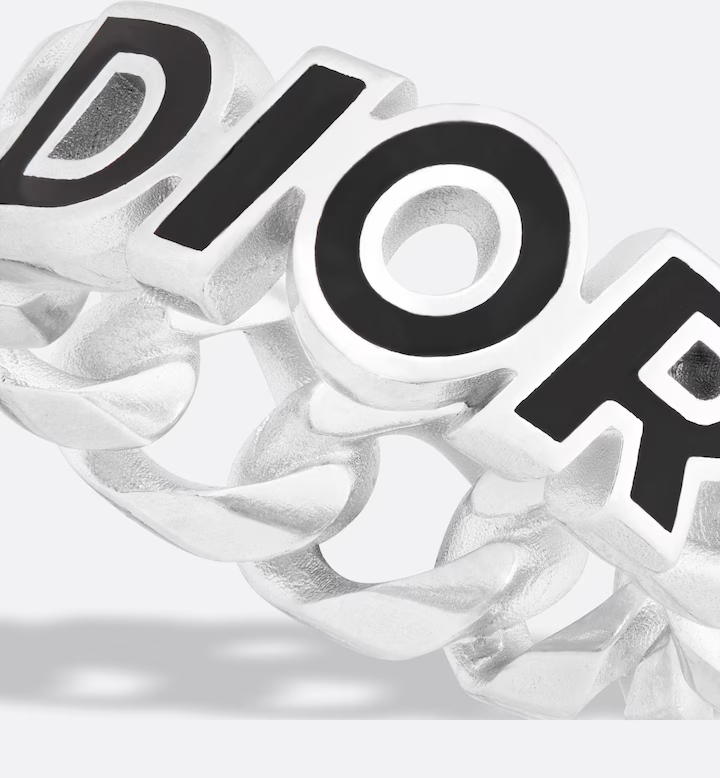 Italic Chain Link Ring