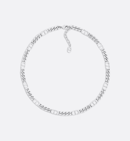 CD Icon Thin Chain Link Necklace