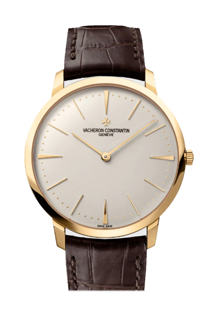 Patrimony Grand Taille Manual Wind Silver Dial Yellow Gold