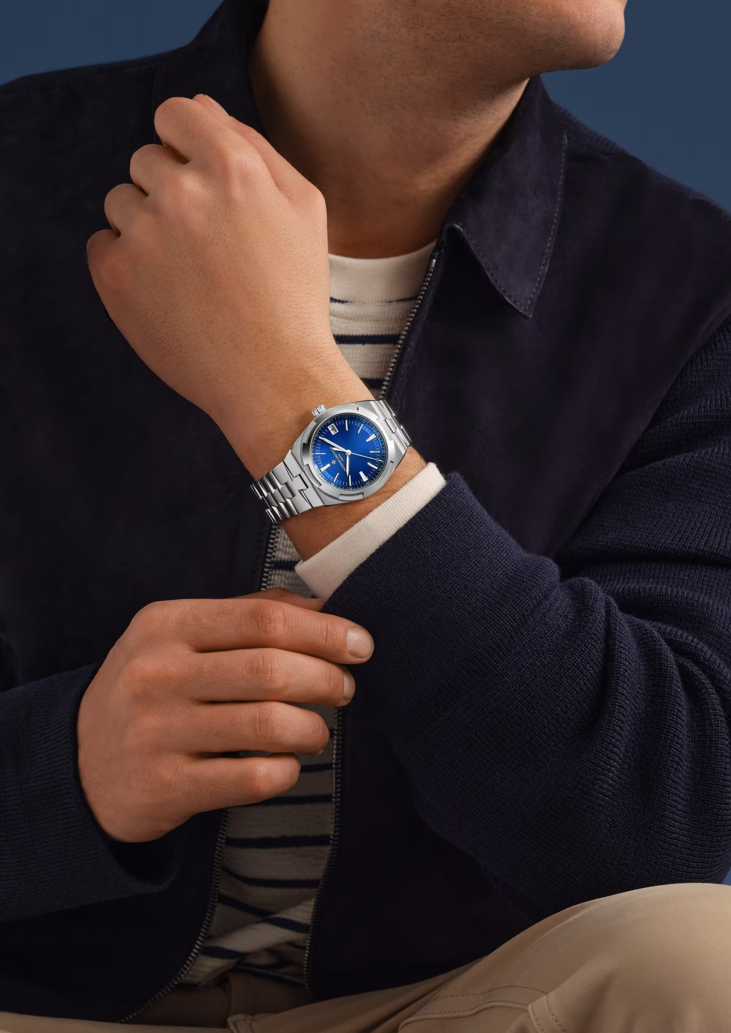 OVERSEAS SELF-WINDING 4520V/210A-B128 41 MM STEEL