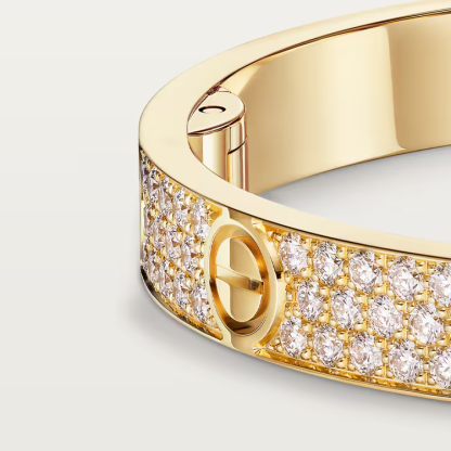 LOVE BRACELET, CLASSIC MODEL, PAVED & LOVE RING, SMALL MODEL