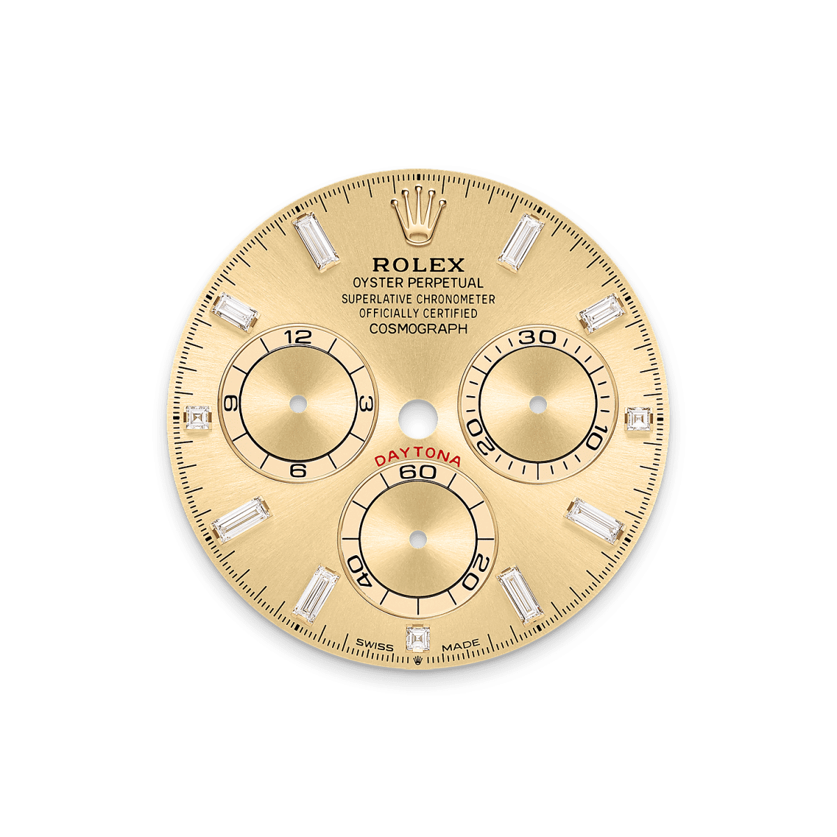 Cosmograph Daytona  Oyster, 40 mm, yellow gold and diamonds  Reference 126598TBR