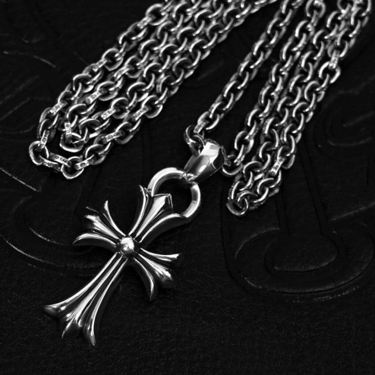 SMALL CROSS PENDANT WITH BAIL