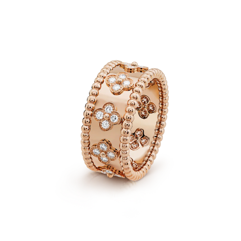 Perlee clovers ring, small model