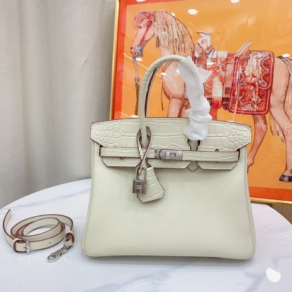 [Copy]Herthtmes Togo Matte Alligator Birkin Touch 25/30 Gold