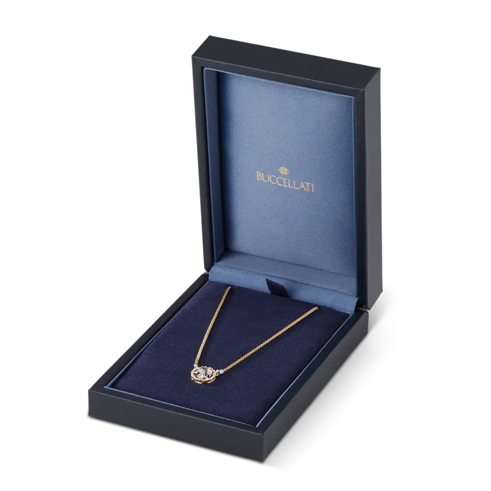 RAMAGE YELLOW AND WHITE GOLD PENDANT