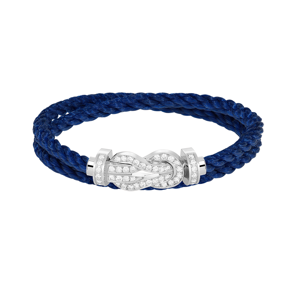 CHANCE INFINIE BRACELET 18K WHITE GOLD AND DIAMONDS LARGE MODEL