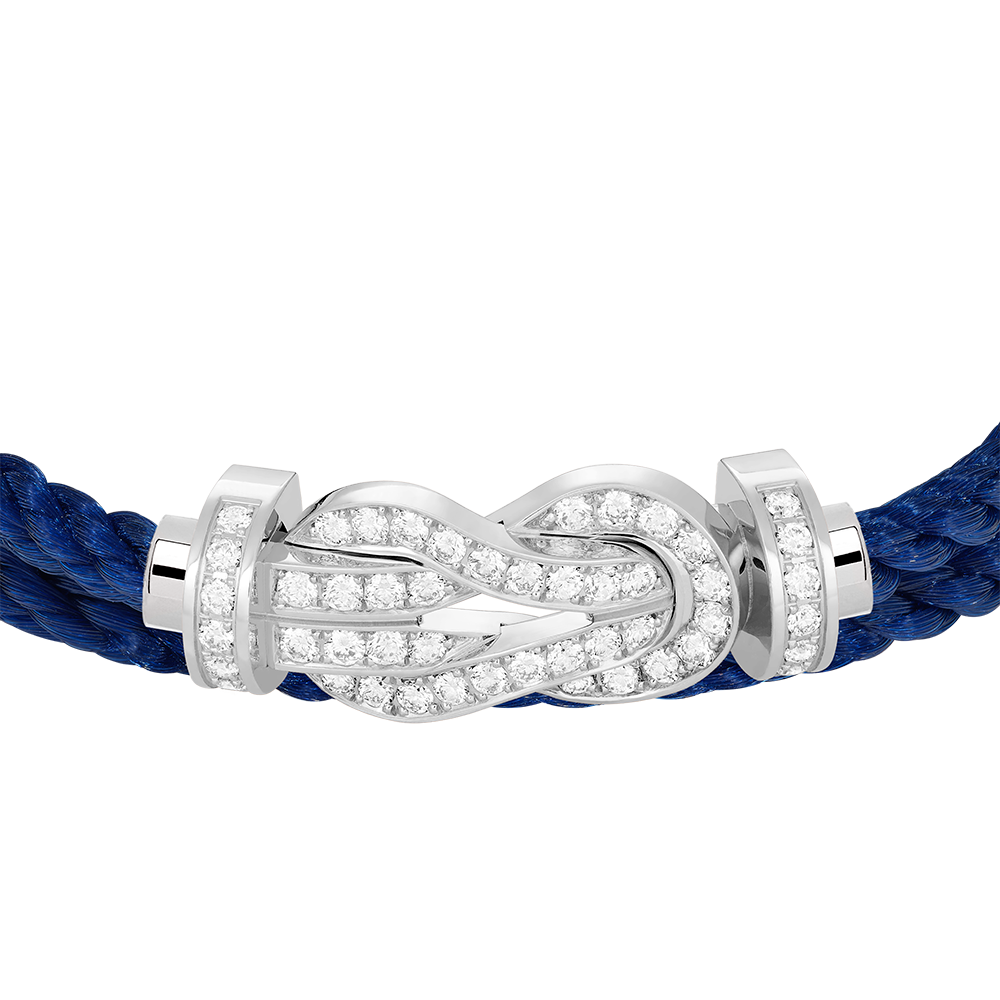 CHANCE INFINIE BRACELET 18K WHITE GOLD AND DIAMONDS LARGE MODEL