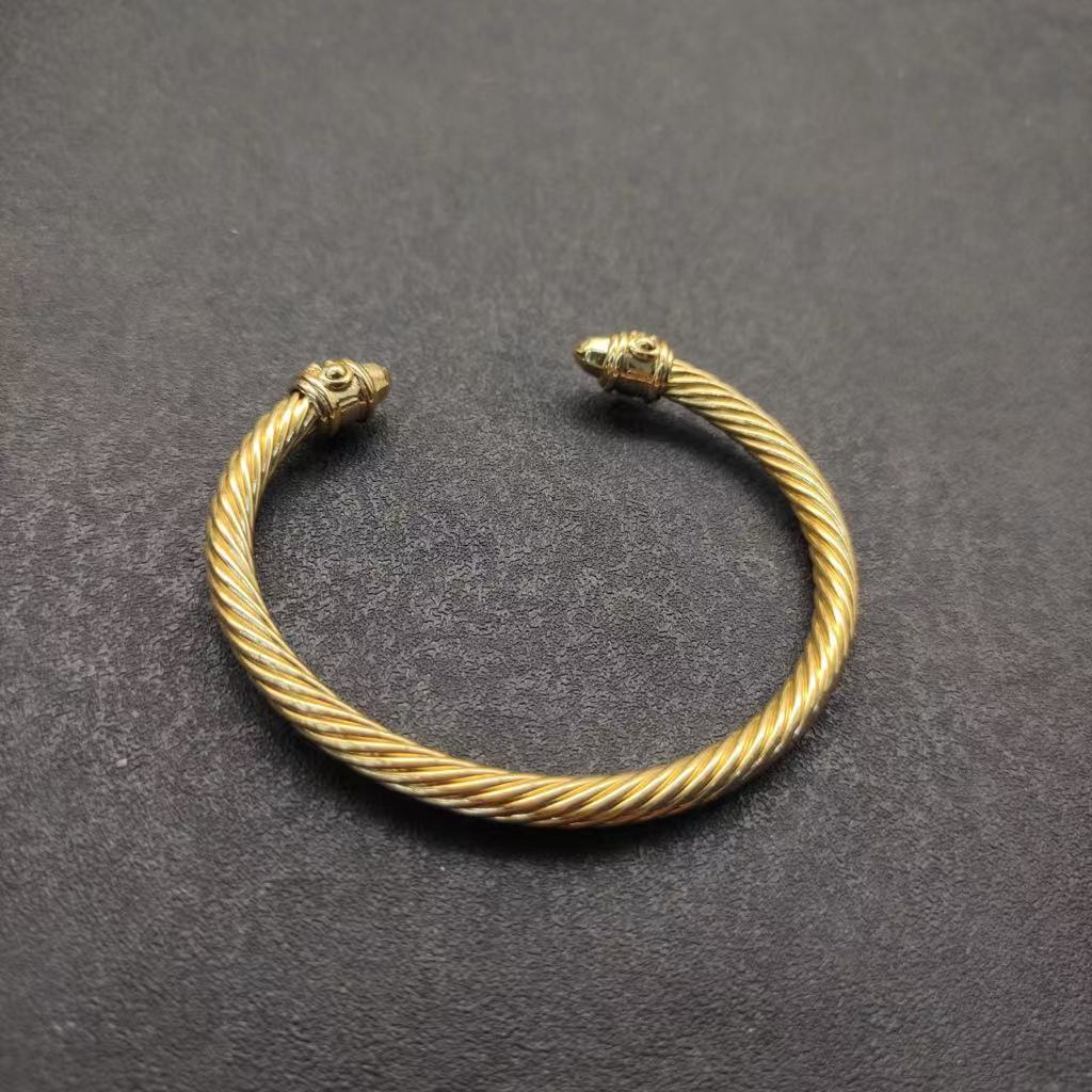 Renaissance® Classic Cable Bracelet gold, 5mm