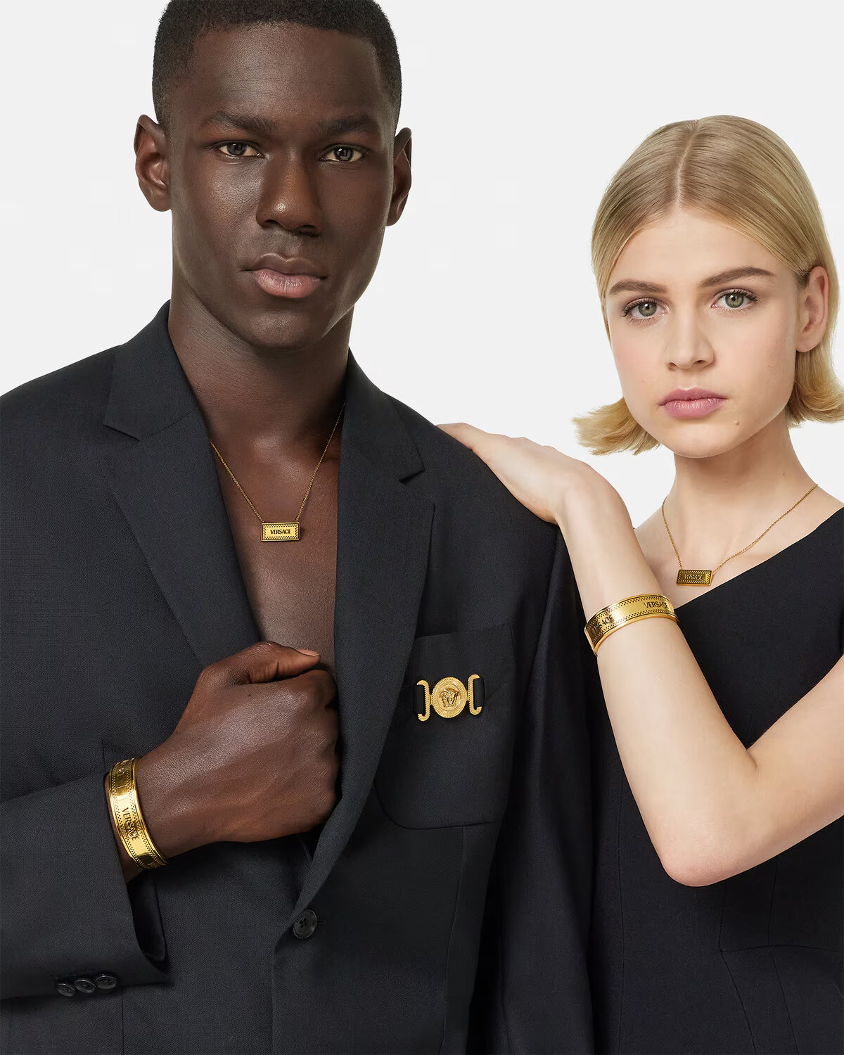 90s Vintage Logo Cuff Bracelet