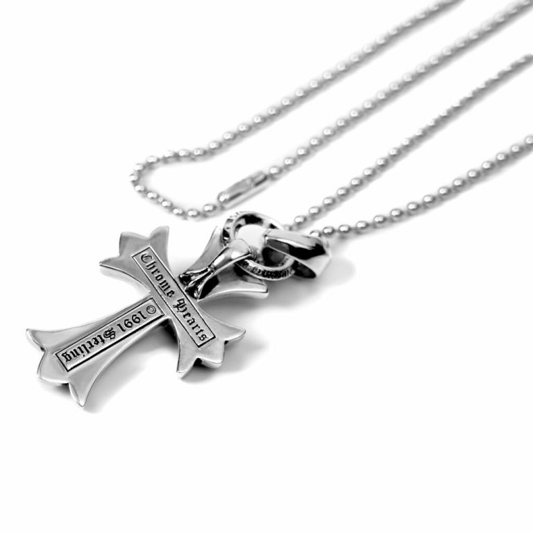 SMALL CROSS PENDANT WITH BAIL
