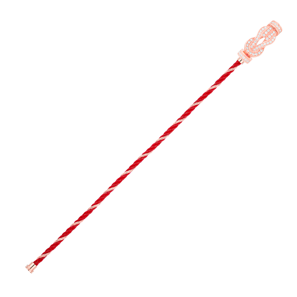 CHANCE INFINIE BRACELET 18K PINK GOLD AND DIAMONDS MEDIUM MODEL