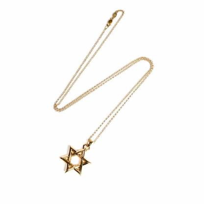22K GOLD STAR OF DAVID PENDANT