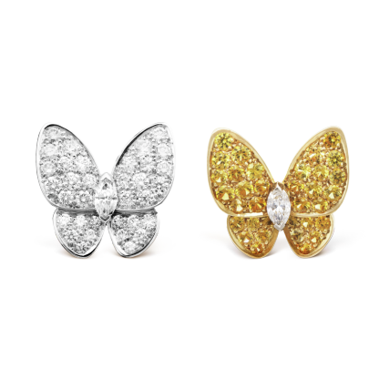 Two Butterfly earrings