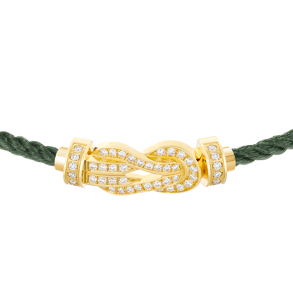 CHANCE INFINIE BRACELET 18K YELLOW GOLD AND DIAMONDS MEDIUM MODEL