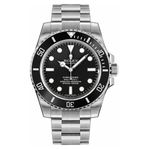 Submariner Men's Luxury Diver Watch Black Dial 114060-0002