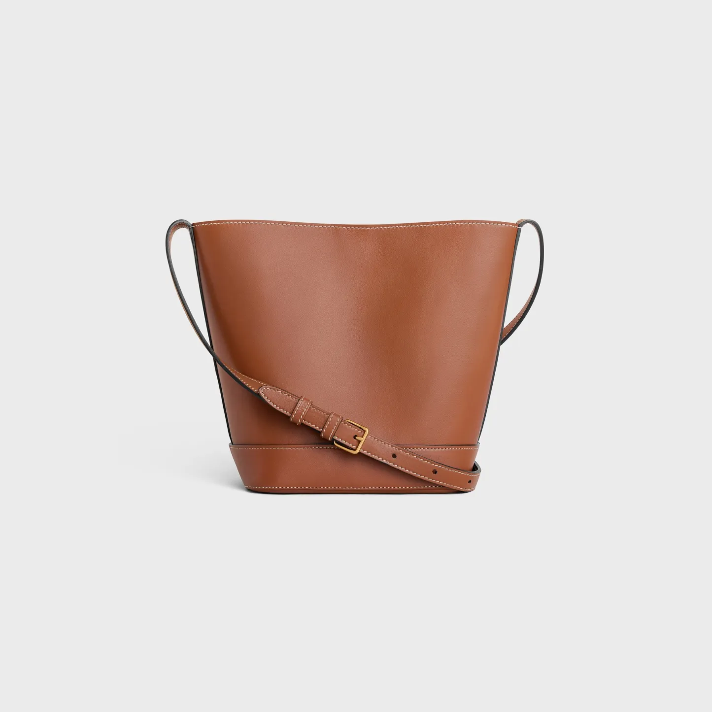 SMALL BUCKET CUIR TRIOMPHE in Smooth Calfskin