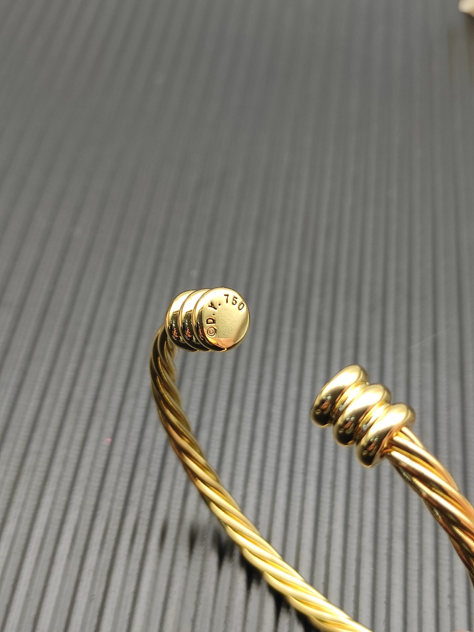 4mm Cable Classic Bracelet with Gold