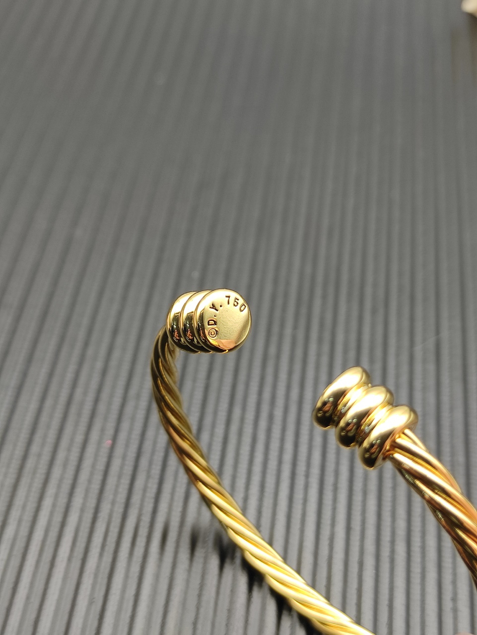 4mm Cable Classic Bracelet with Gold